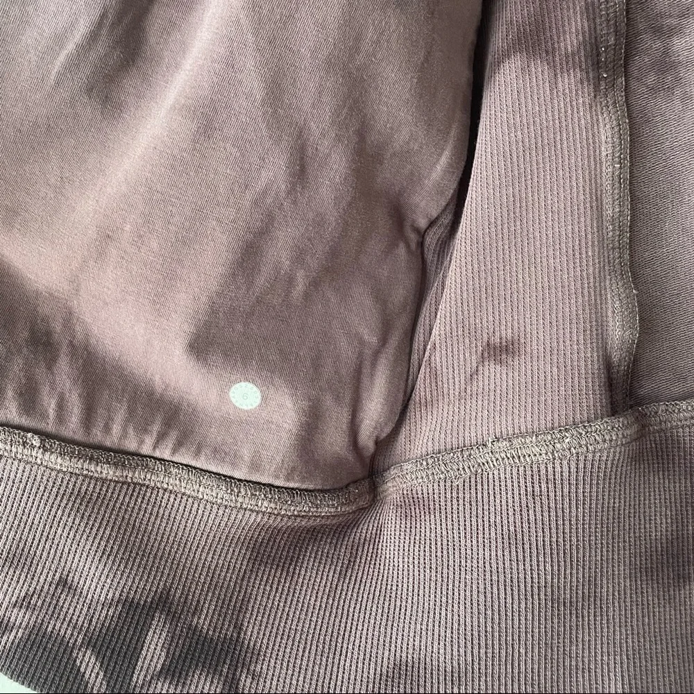 Lululemon Scuba Hoodie Light Cotton Fleece Shibori Tie Dye Zip Sweater Jacket